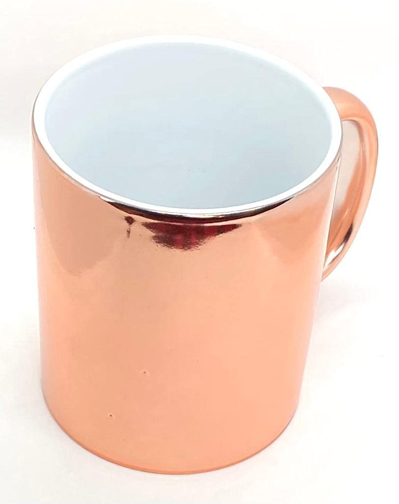 The distinctive shiny colors mug